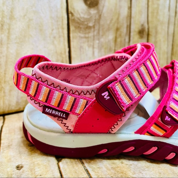 Merrell Girls Spinner 3 Strap Sandal - Picture 4 of 16